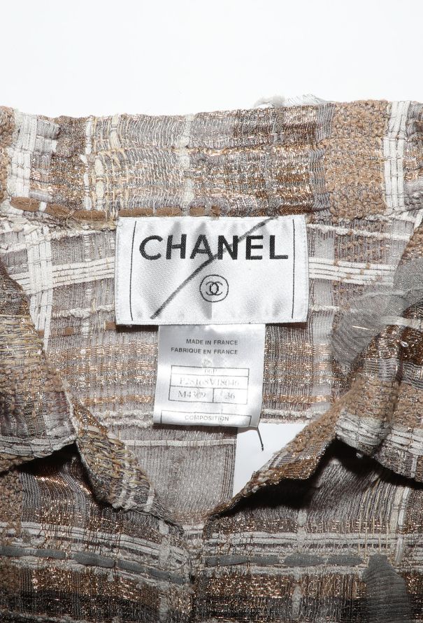 Chanel Spring 2006 Lamé Lesage Top - 7