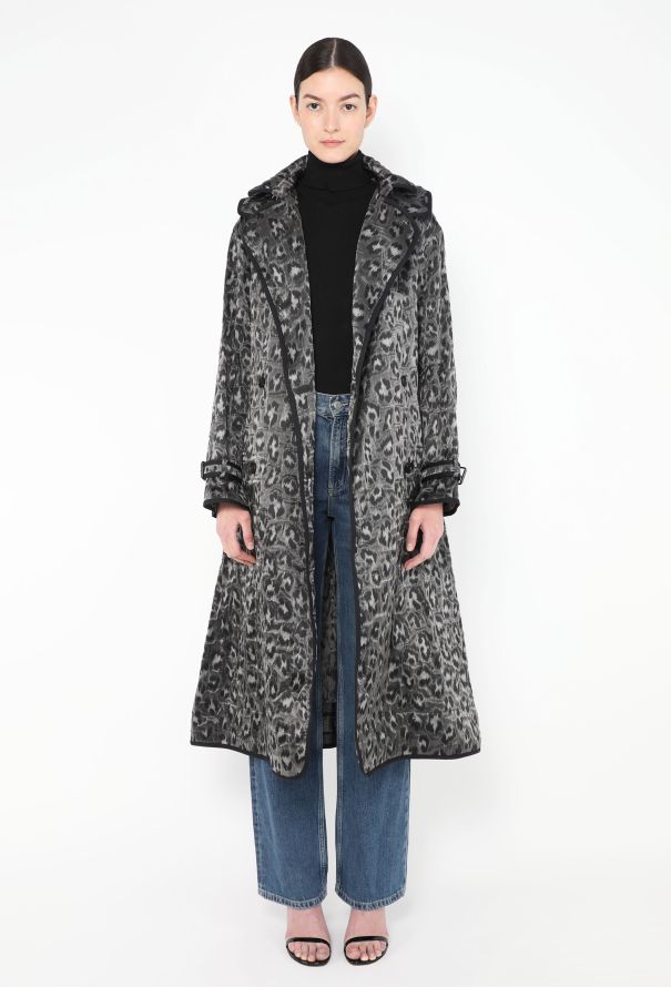 Dior Jacquard Leopard Print Trench - 4