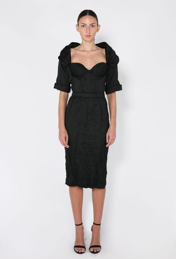 Prada Draped Bustier Dress, S/S 2009 - 1