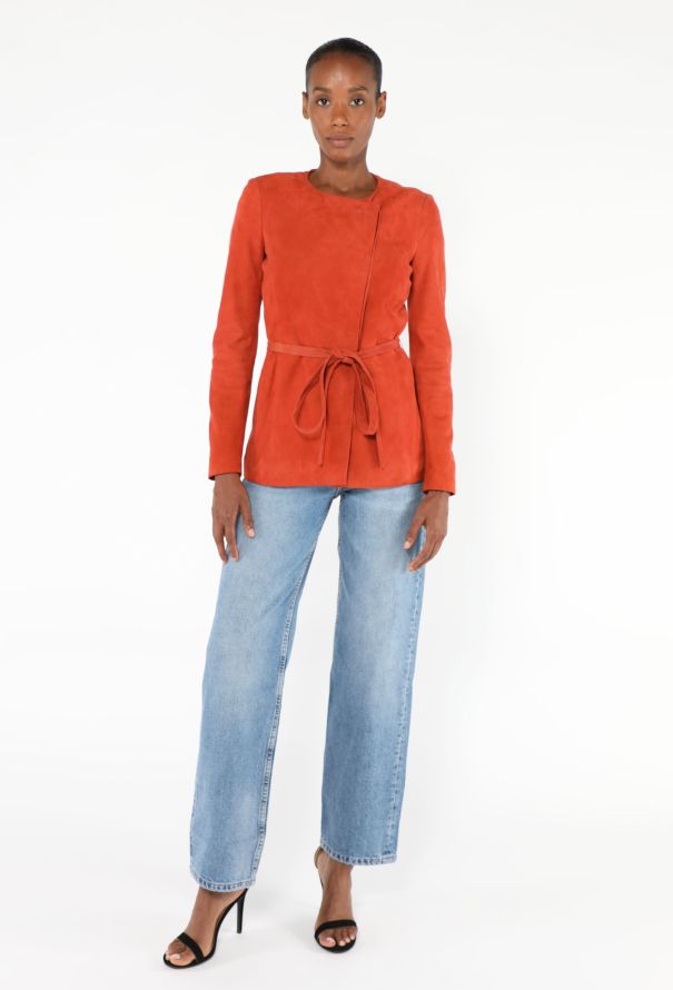 Altuzarra 2023 Belted Suede Jacket - 1