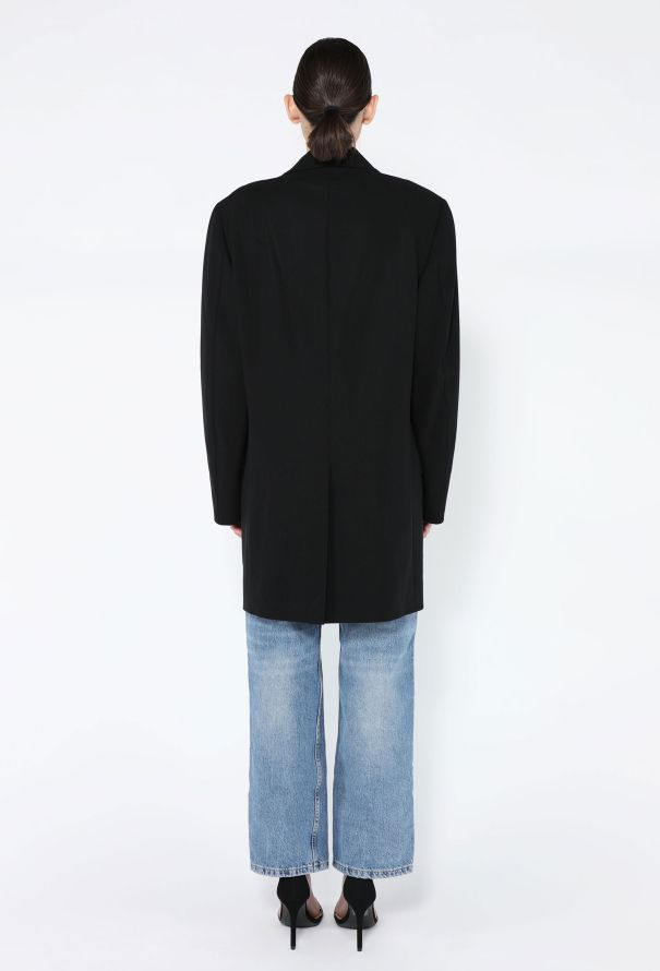 Gucci '90s Tailored Wool Peacoat - 6