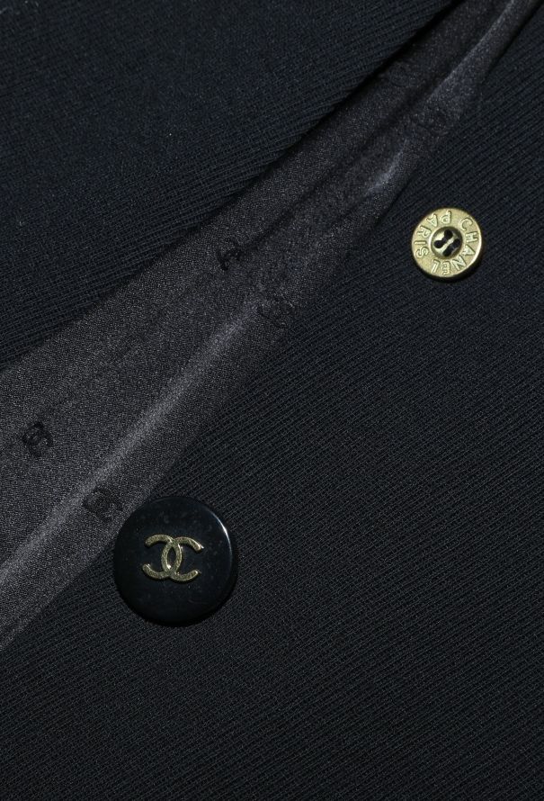 Chanel TIMELESS 1994 Tailored 'CC' Smoking Jacket - 8