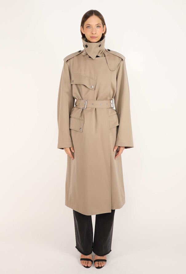 Céline Belted Cargo Trench, Resort 2017 - 1