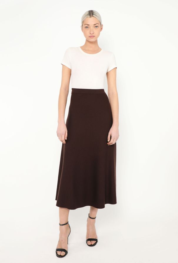 Gabriela Hearst F/W 2021 Freddie Flare Skirt - 1