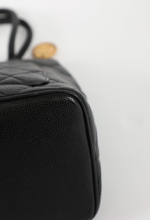 Chanel Vintage Caviar Medallion Tote Bag - 10