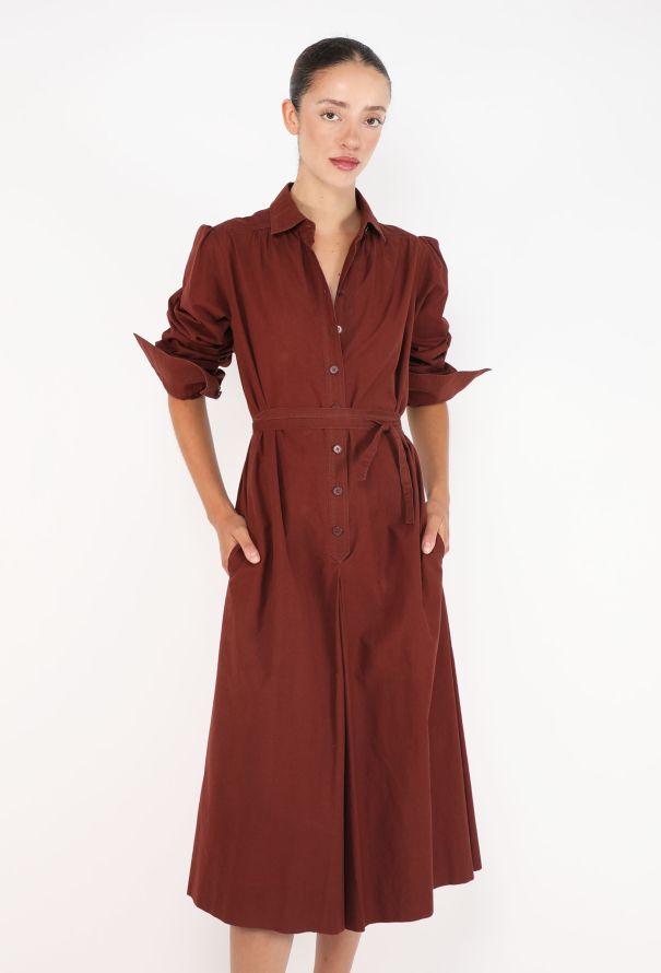 Saint Laurent Belted Saharan Cotton Tunic, 1970s - 4