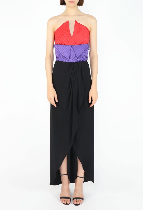 Valentino '80s Quilted Sculpted Bustier Dress - 2