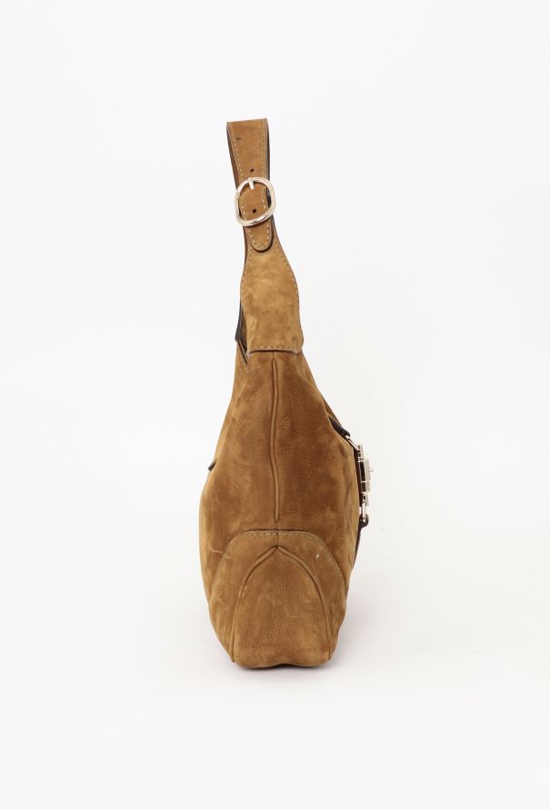Gucci Brown Suede Jackie Bag - 5