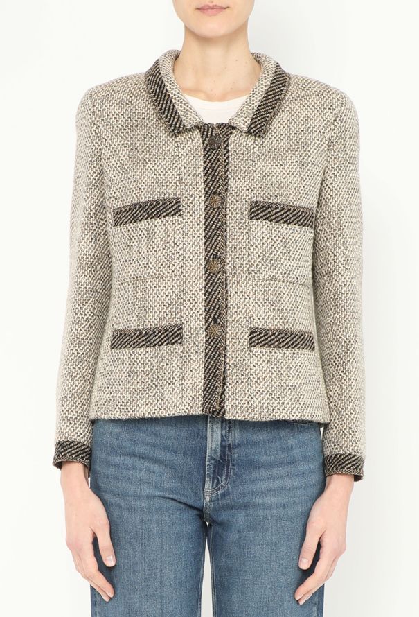 Chanel F/W 1998 Tweed Pocket Jacket - 5