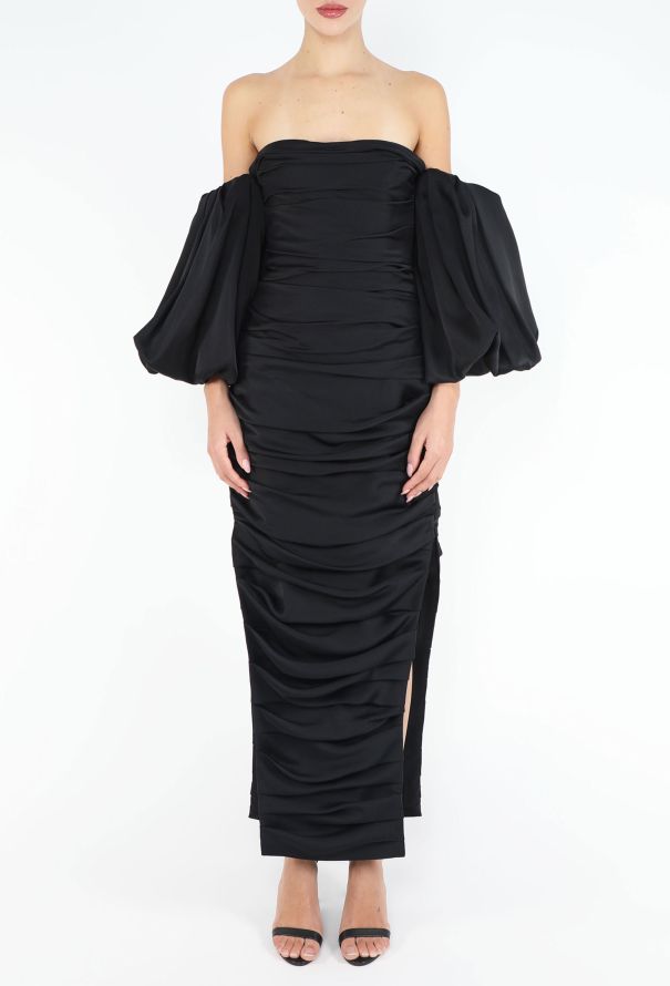 Khaite 2021 Carlanda Ruched Column Gown - 3