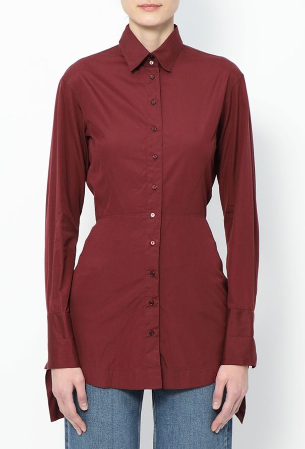 Alaïa Couture 2003 Fluted Cotton Shirt - 1