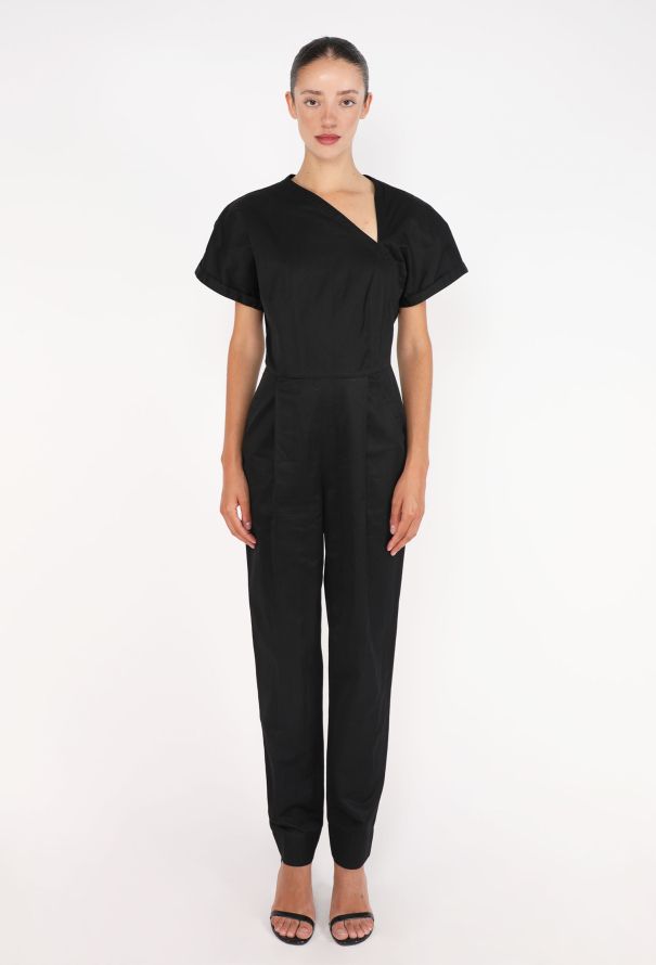 Gianni Versace Cut-Out Cotton Jumpsuit, 1980s - 1