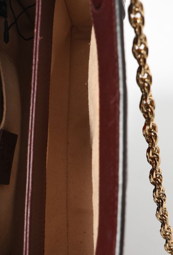 Gucci Burgundy Ophidia Small Shoulder Bag - 12