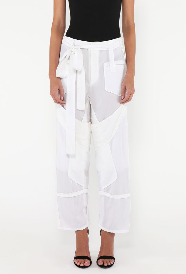 Balenciaga ICONIC S/S 2002 Belted Cargo Pants - 3