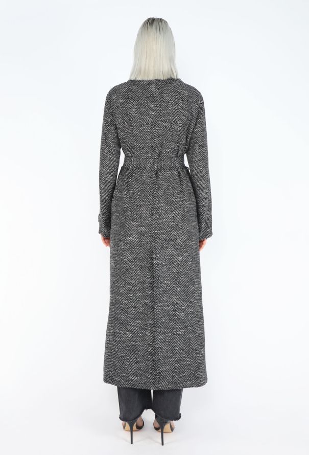 Céline 2018 Tailored Chevron Coat - 7