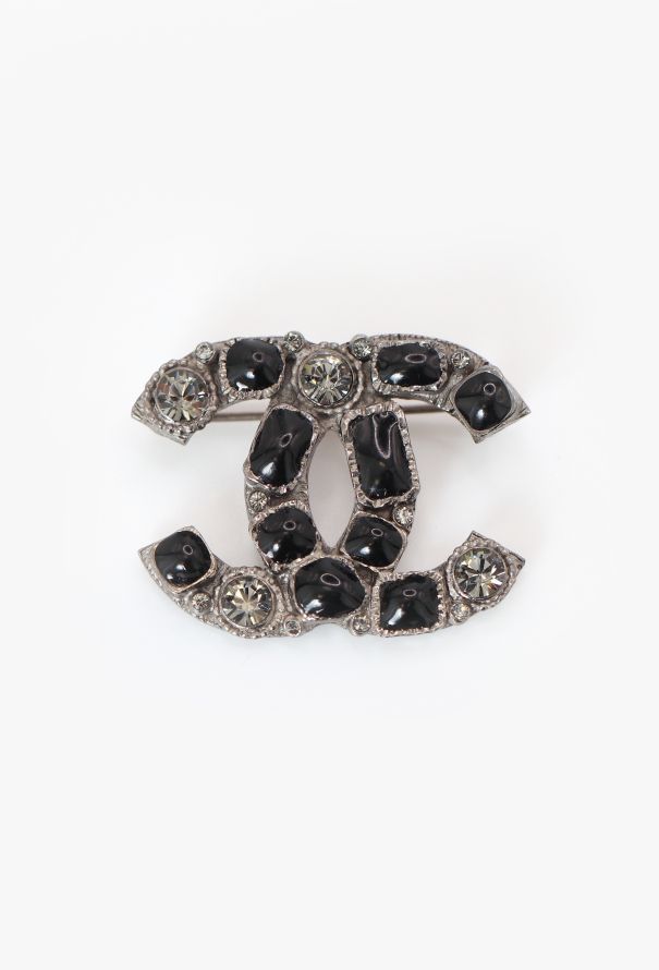 Chanel 2009 Pâtes de Verre Cabochon Brooch - 1
