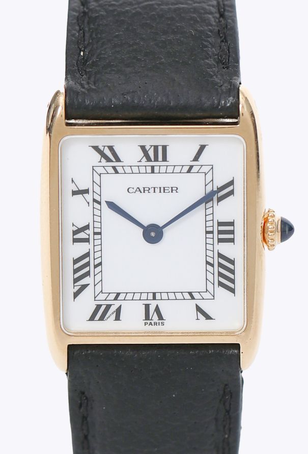 Cartier RARE Vintage 18K Yellow Gold Tank Arrondi Watch - 3