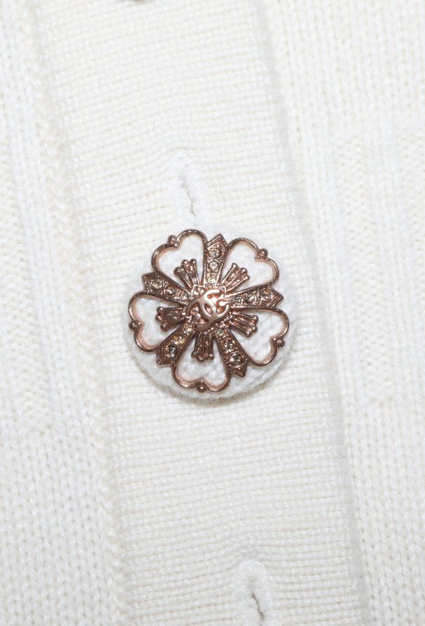 Chanel Cashmere Filigree 'CC' Cardigan - 8 Chanel Cashmere Filigree 'CC' Cardigan - 8