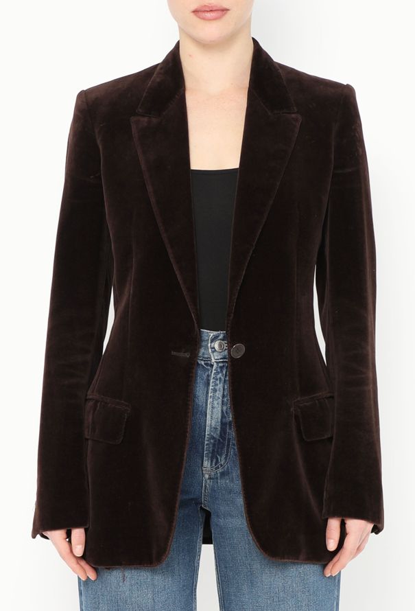 Chloé F/W 2002 Tailored Velvet Blazer - 5 Chloé F/W 2002 Tailored Velvet Blazer - 5