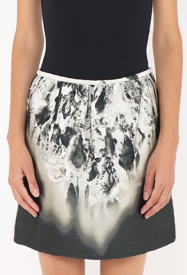 Prada S/S 2010 Graphic Silk Skirt - 3