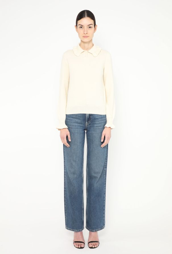 Céline 2020 Ruffled Knit Sweater - 2 Céline 2020 Ruffled Knit Sweater - 2