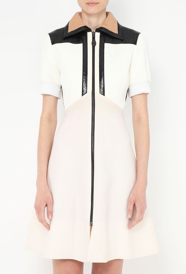 Louis Vuitton F/W 2014 Ribbed Mod Dress - 4