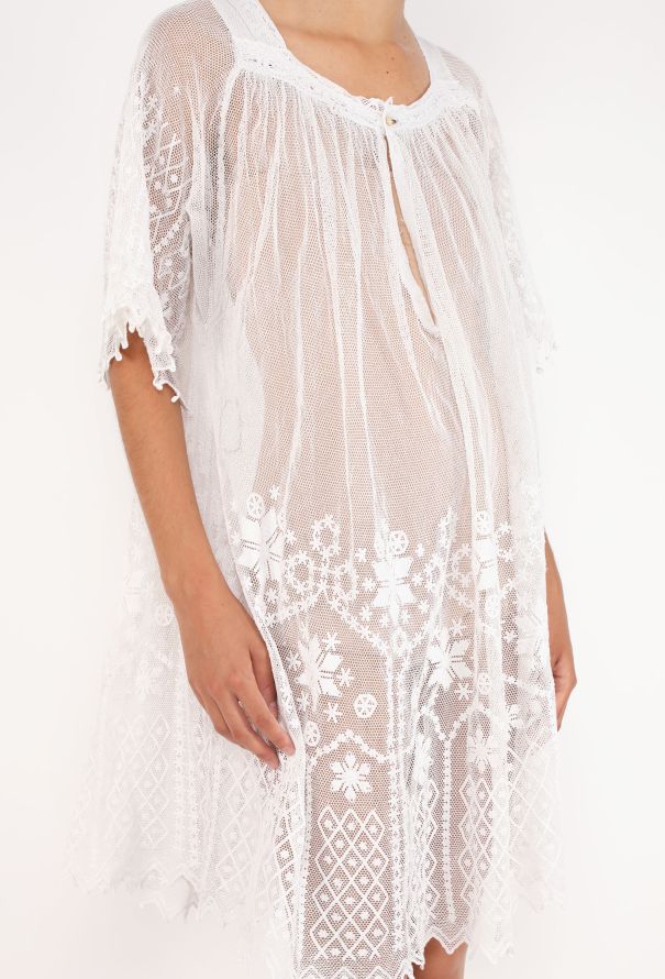 Antique Netted Lace Dress, 1920s - 1