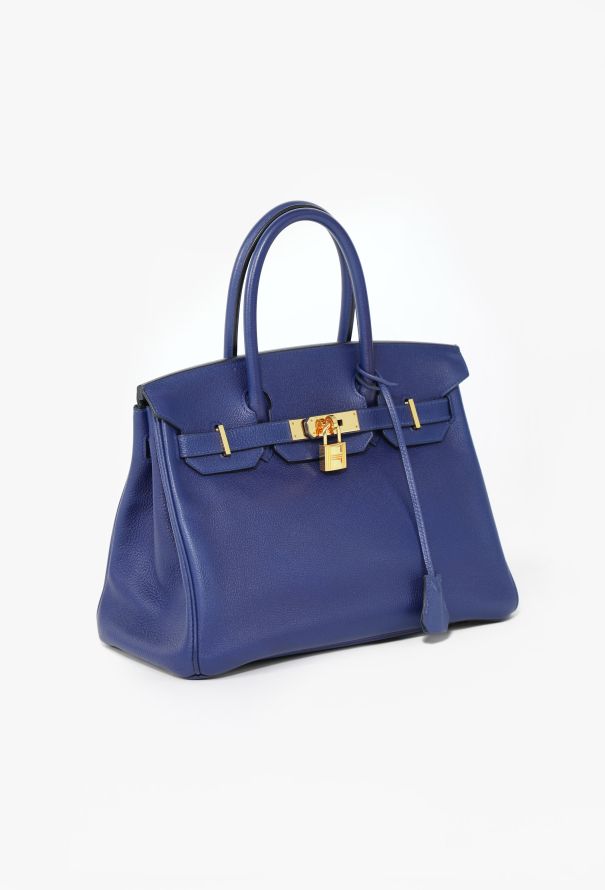 Hermès Bleu Sapphire Togo Birkin 30 - 3