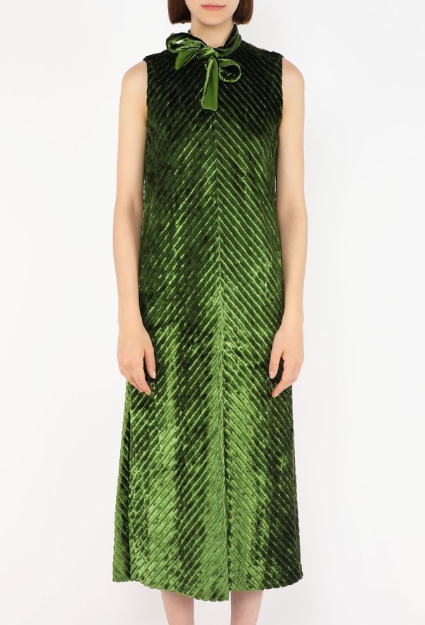 Prada Chevron Velvet Dress, S/S 2020 - 4