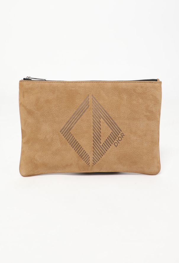 Dior 2021 Nubuck Diamond Pouch - 1