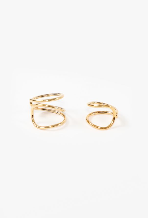 Balenciaga S/S 2013 Coil Set of 2 Rings - 3