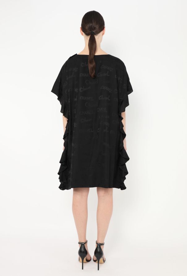 Chanel 2022 Logo Print Silk Tunic - 4