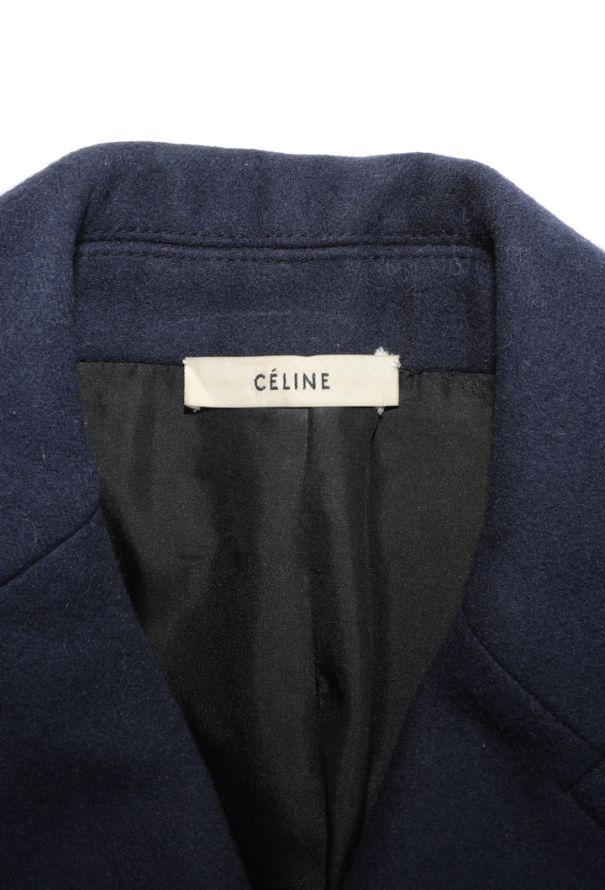 Céline Classic Double-Breasted Peacoat - 6