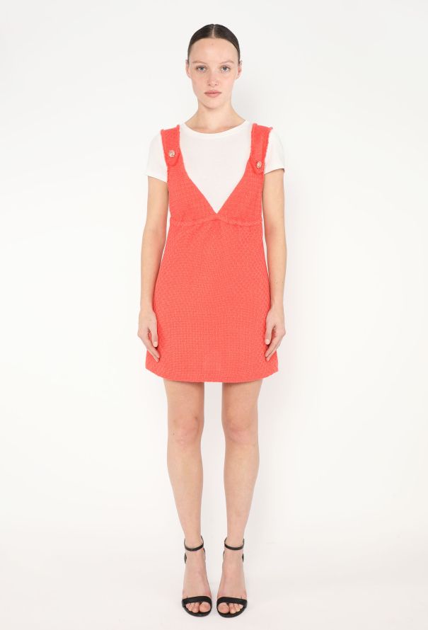 Chanel 2014 Tweed 'CC' Trim Dress - 3