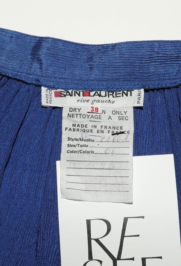 Saint Laurent Late '70s Pleated Silk 3-Piece Ensemble - 6 Saint Laurent Late '70s Pleated Silk 3-Piece Ensemble - 6