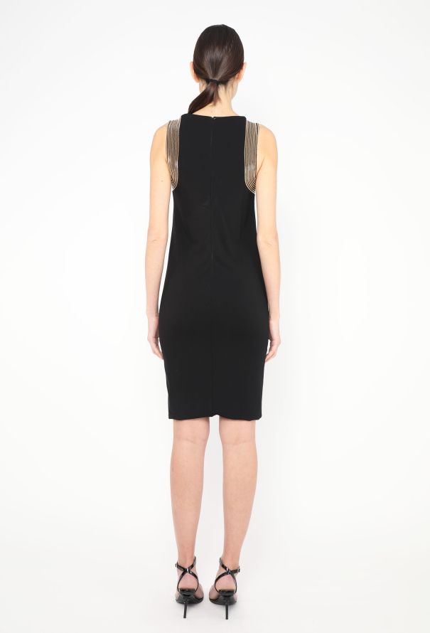 Gucci Embellished Chainlink Trim Dress - 3 Gucci Embellished Chainlink Trim Dress - 3