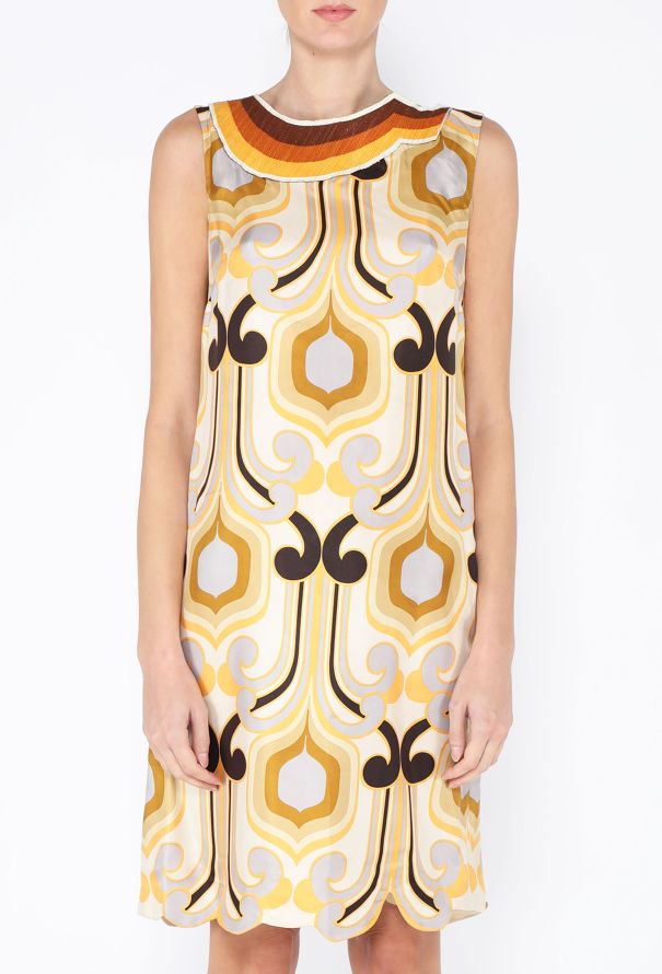 Miu Miu S/S 2005 Silk Printed Dress - 3