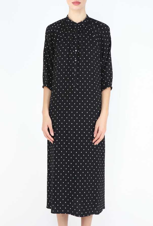 Céline S/S 2021 Polka Dot Crêpe Dress - 3