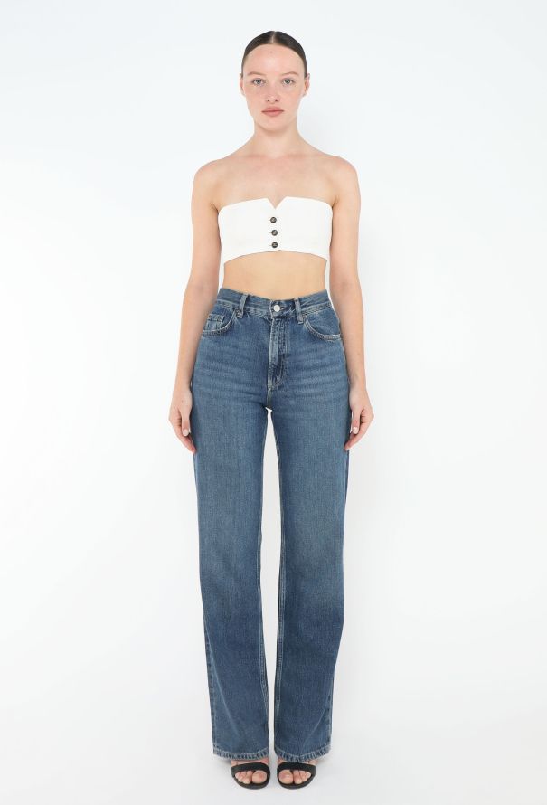 Chanel 1994 Silk Piqué Bandeau - 2