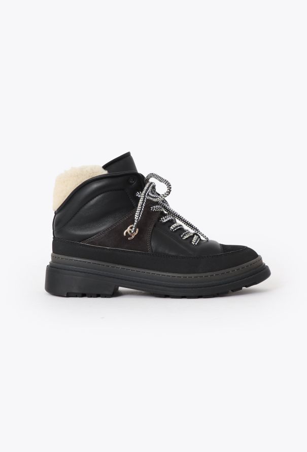 Chanel 2019 Shearling-Lined Snow Boots - 1