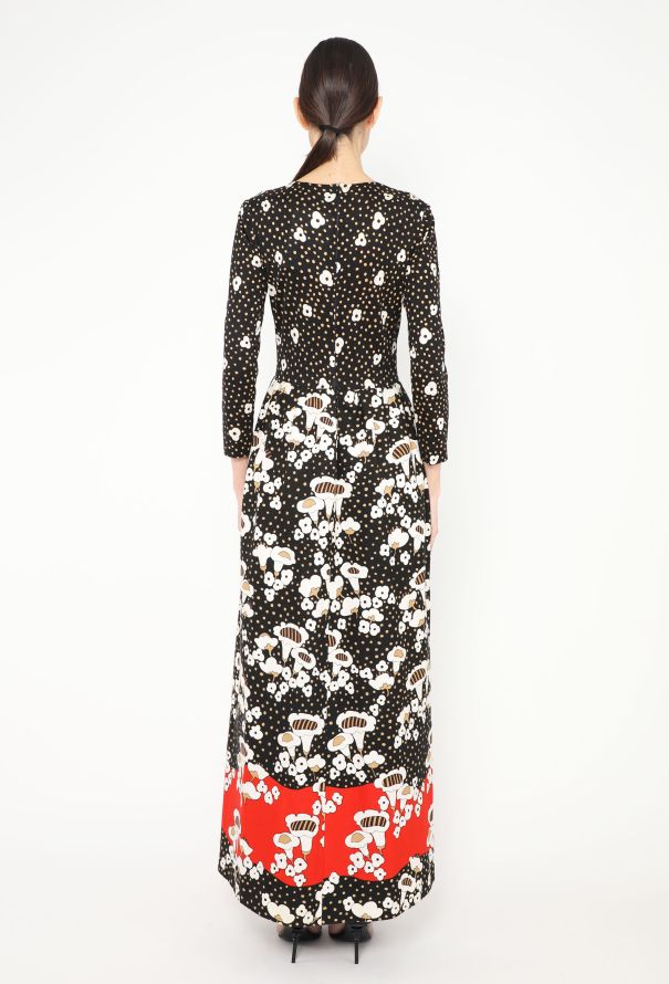 Lanvin RARE 1972 Printed Maxi Dress - 4 Lanvin RARE 1972 Printed Maxi Dress - 4