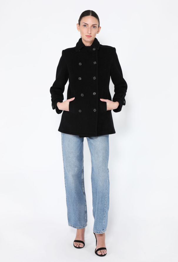 Prada 1996 Classic Wool Peacoat - 2