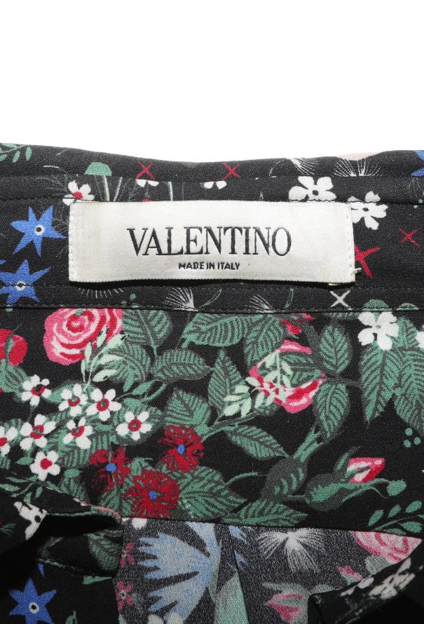 Valentino Pre-Fall 2015 Floral Silk Blouse - 6