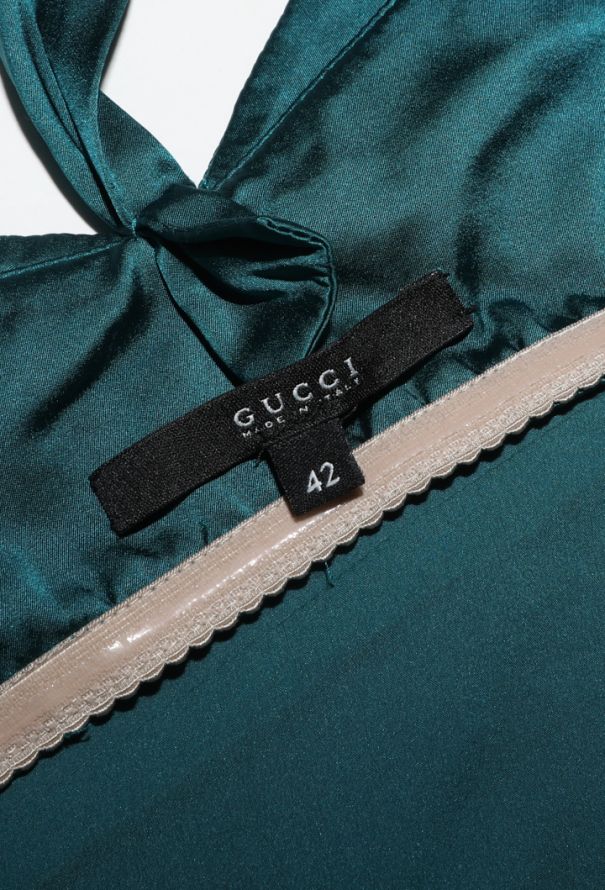 Gucci Ruffled Silk Charmeuse Dress, 2005 - 6