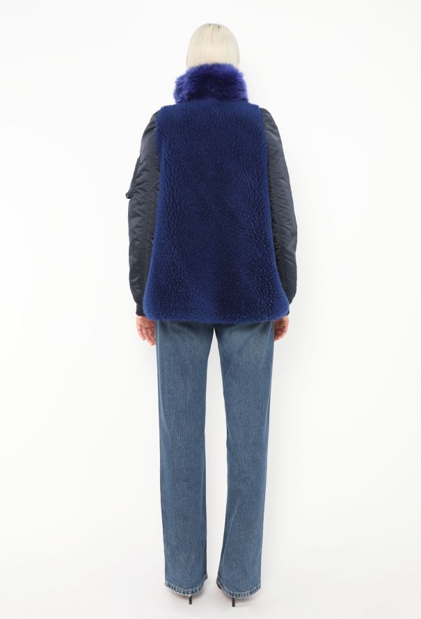 Sacai F/W 2021 Fleece Bomber Jacket - 7 Sacai F/W 2021 Fleece Bomber Jacket - 7