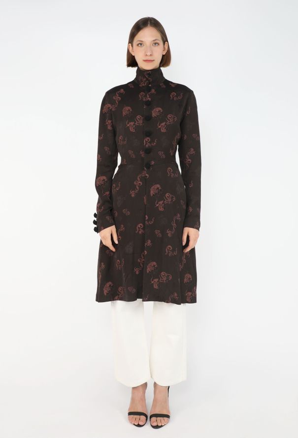 Jean Paul Gaultier 'Grand Voyage' Dragon Jacquard Dress, 1994 - 4