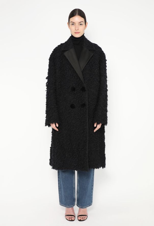 Céline Rare 2014 Bouclé Smoking Coat - 1