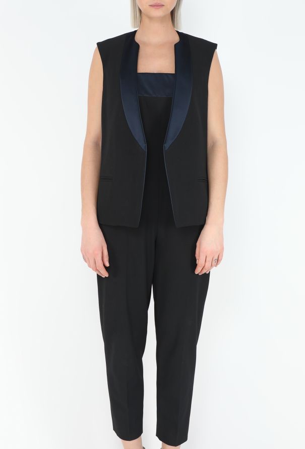 Saint Laurent 2007 Custom Smoking Jumpsuit Ensemble - 4