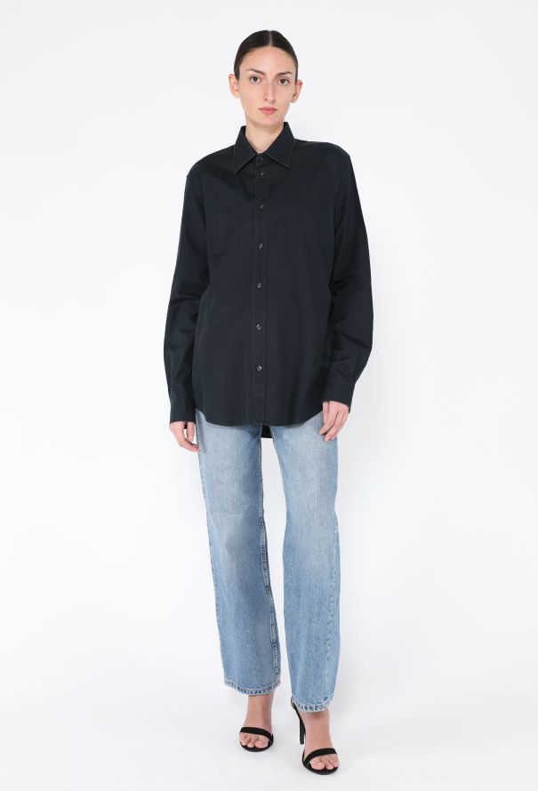 Hermès Vintage Classic Cotton Button Down - 4