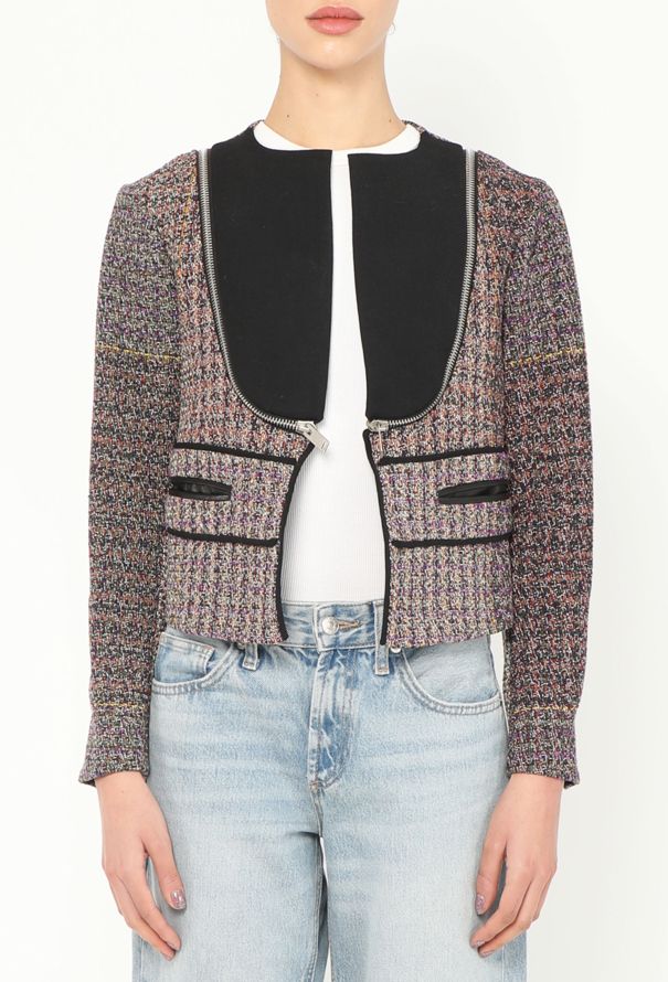 Céline Resort 2010 Tweed Zip Jacket - 3 Céline Resort 2010 Tweed Zip Jacket - 3